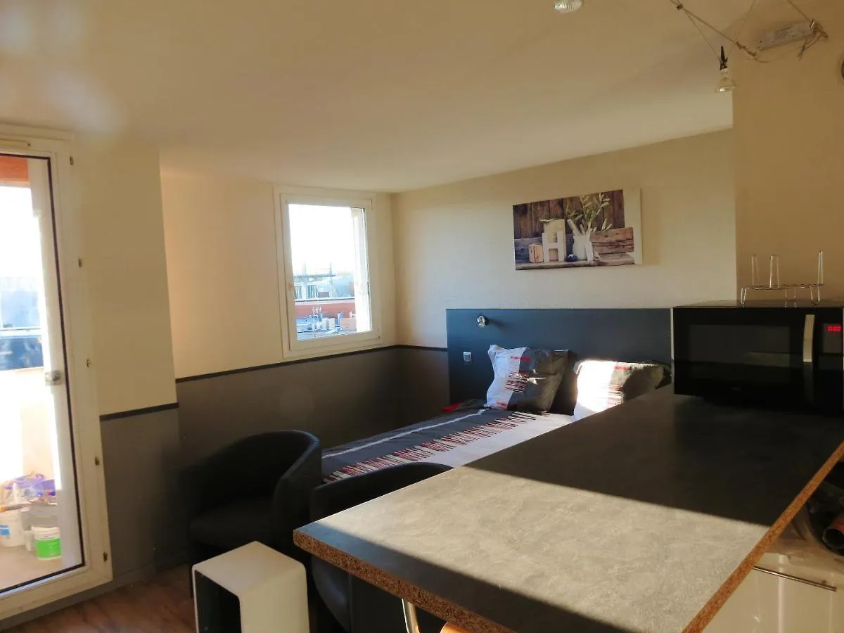 Studio In Toulouse, With Wonderful City View, Furnished Balcony And Wifi Apartment